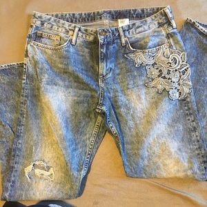 Slim Boyfriend low waist jeans